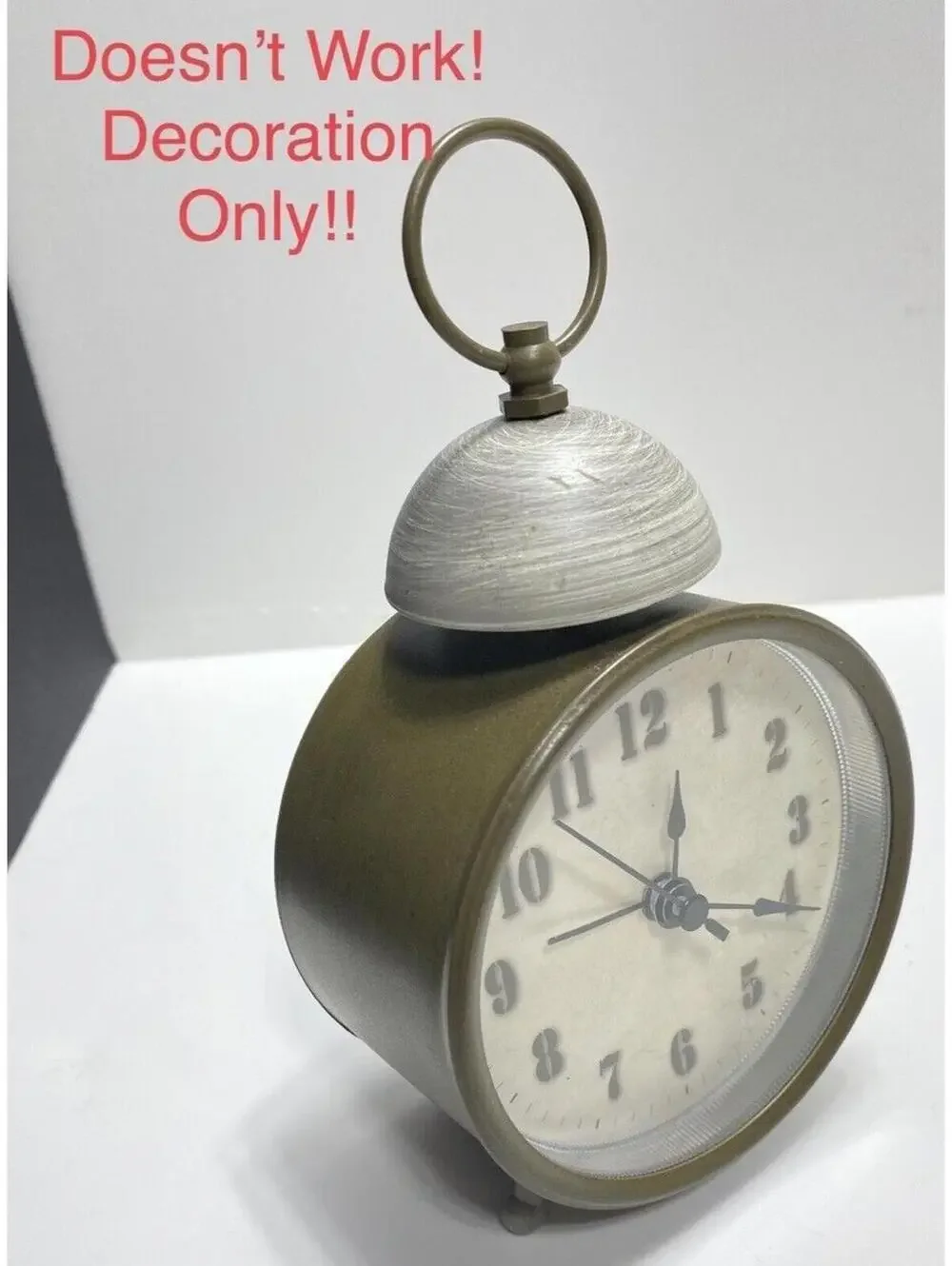Clock New Decorative Wall Clock Home Office Decor As Is Read Description